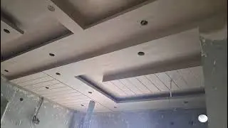 Gypsum pop ceiling work design ⛺🛖 cost 120 fit #subscribers #uttranchal finishing interior work 