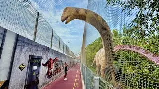 🇸🇬 *EARTH-SHATTERING* Walk with Dinosaurs near Changi Airport (Jurassic Mile)