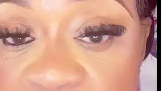 Applying false bottom eyelashes from shein  / it&rsquo;s Clarice