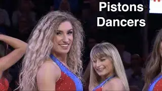 Detroit Pistons Dancers - NBA Dancers - 3/7/2020 dance performance - Pistons vs Bucks