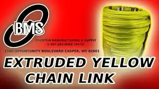 Yellow Extruded Chain Link Fence