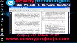 Video Dissemination over Hybrid Cellular and Ad Hoc Networks ECWAY