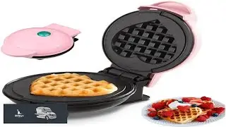 Mini Waffle Maker 4 Inch Plate Waffle Iron for Hash Browns Keto