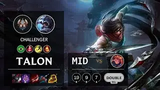 Talon Mid vs Zoe - BR Challenger Patch 10.10