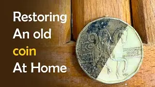 Restoration of an Old Coin From 90s | Amazing Result #coin #restoration  #satisfying
