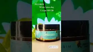 Pilgrim white lotus 🪷 day cream SPF 50 ☀️#shorts#skincare #koreanskincare #pilgrim #glassskin#skin