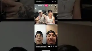 Live de insta Aldo Arturo, Alan Arrieta y Memo piña