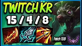 Twitch vs Kaisa ADC [ NEW BUFFS ] Patch 13.19 - Lol KR Master