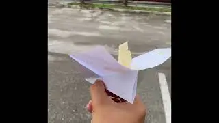Control Surfaces on a Paper Plane