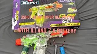 X shot gel blaster review with 11.1v battery