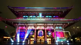 Full show - Asakusa Culture & Lights at Sensoji Temple, Tokyo