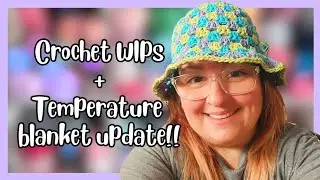 WIP Crochet Chat | Flower Power Granny Squares, Baby Blanket, Bucket Hats & Shopify Store Plans!