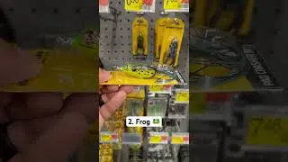 BEST 5 FISHING LURES AT WALMART 🎣 #fishing #bassfishing #bassfish #bass #walmart #fish