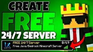 How To Make Free Minecraft Server 24x7 | Free 24/7 Minecraft Hosting❤️