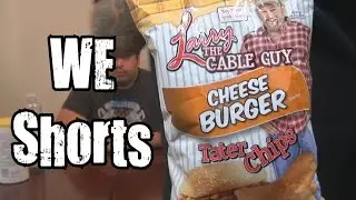 WE Shorts - Larry The Cable Guy Cheeseburger Tater Chips