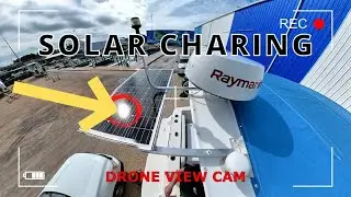 SOLAR Panel Install on BOATS Solar Battery Charger Bayliner