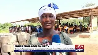 Xornametor Foundation opens 3-classroom pavilion in Tapa Abotoase, CK Korpee in Biakoye District.