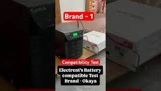 Lithium battery bank | Electrent | Electrent lithium battery + Okaya home ups