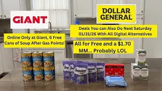 Dollar General Deals for 01/24 or 01/31! Plus Giant Free Soup!