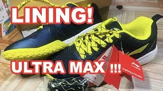 Unboxing sepatu badminton LINING ULTRA MAX INDONESIA | TutoTech
