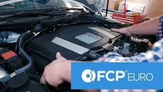 Mercedes C300 Engine Cover Removal - Tool-less DIY (M272, M273)