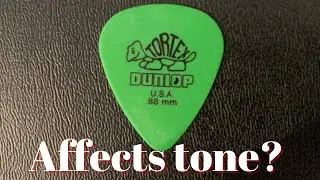 Does the Pick affect tone on Electric Guitar?