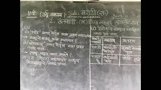 10th (Urdu Medium) Marathi Composite1- संतवाणी (अ) शेखमहंमद सांगती सेव  (Video 2 ) 2021-22