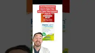 HemCalm for hemorrhoids? Pharmacist explains what you should use instead 🚫 #hemorrhoids #pharmacy