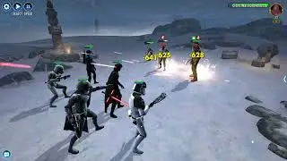 Star Wars Galaxy of Heroes Galactic Legend Hunt Part 11: First Order SF Tie Pilot Unlocked!!
