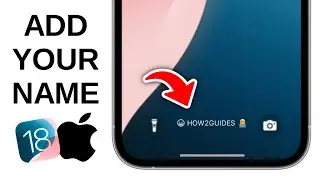 How to Add Your NAME on iPhone Lock Screen - iOS 18
