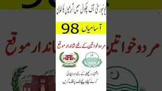 University Of Chakwal Jobs 2024 | Lecturer Jobs 2024 | Male Female Teachers Jobs 2024