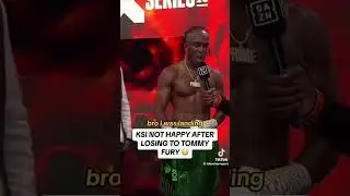 KSI after losing to Tommy Fury #ksifury