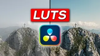 LUTs richtig benutzen in Davinci Resolve Tutorial