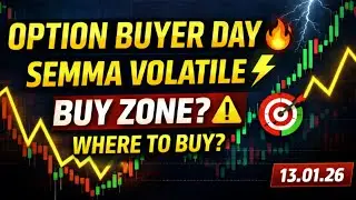 13.01.26 NIFTY OPTION BUYER DAY 🔥 | SEMMA Volatile Market | Where to BUY?