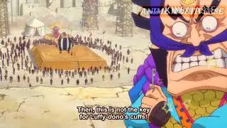 One Piece Episode 931 Luffy challenges Queen English Sub