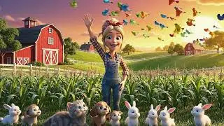Baby Farm Animals |Animal Sounds Nursery Rhyme 🐄🐑🐷| Baby Animal Videos | Farm Animal Activity