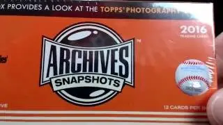 Архив Topps, 2016 г., снимки Box Break