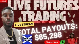 $65,298 in Prop Firm Payouts! LIVE FUTURES TRADING! 190 | NQ NASDAQ | Funded Accounts #Apex #Topstep