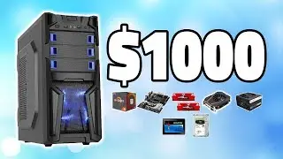 BEST $1000 Gaming PC Build for PURE PERFORMANCE