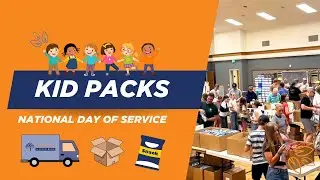 National Day of Service Event Recap 2025 - Volunteers + Kid Packs 