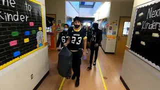 Berkner Athletes Bring Holiday Joy to Audelia Creek