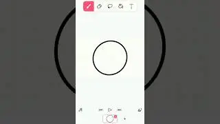 How To Make Perfect Circle In Flipaclip #shorts #flipaclip