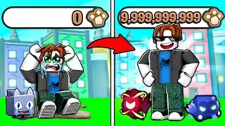 POOR NOOB to RICH! NO ROBUX! | Pet Simulator X