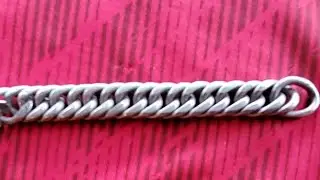 como hacer cadena de acero inoxidable
