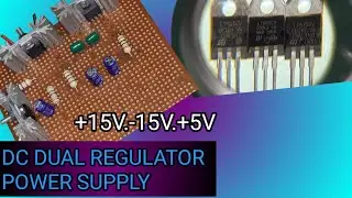 15v DC Dual Regulator Power supply To Sub Filter Amplifier