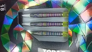 (D DART STORE) ONE80 SOFT TIP DART - 18G TOPAZ CHAMELEON VHD 90% TUNGSTEN SOFT DARTS