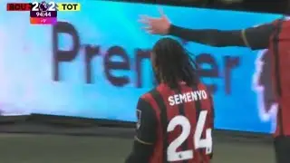 Antoine Semenyo 90+5 Goal | Bournemouth vs Tottenham 3-2 | Highlights & Goals | Premier League 26