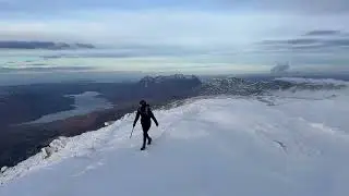 Conival & Ben More Assynt in winter 