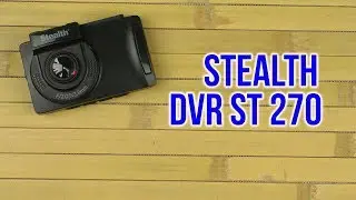 Распаковка Stealth DVR ST 270