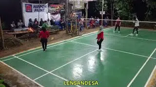BADMINTON CUP//PASANGAN GANDA CEWE DI PEREBUTAN JUARA 3 